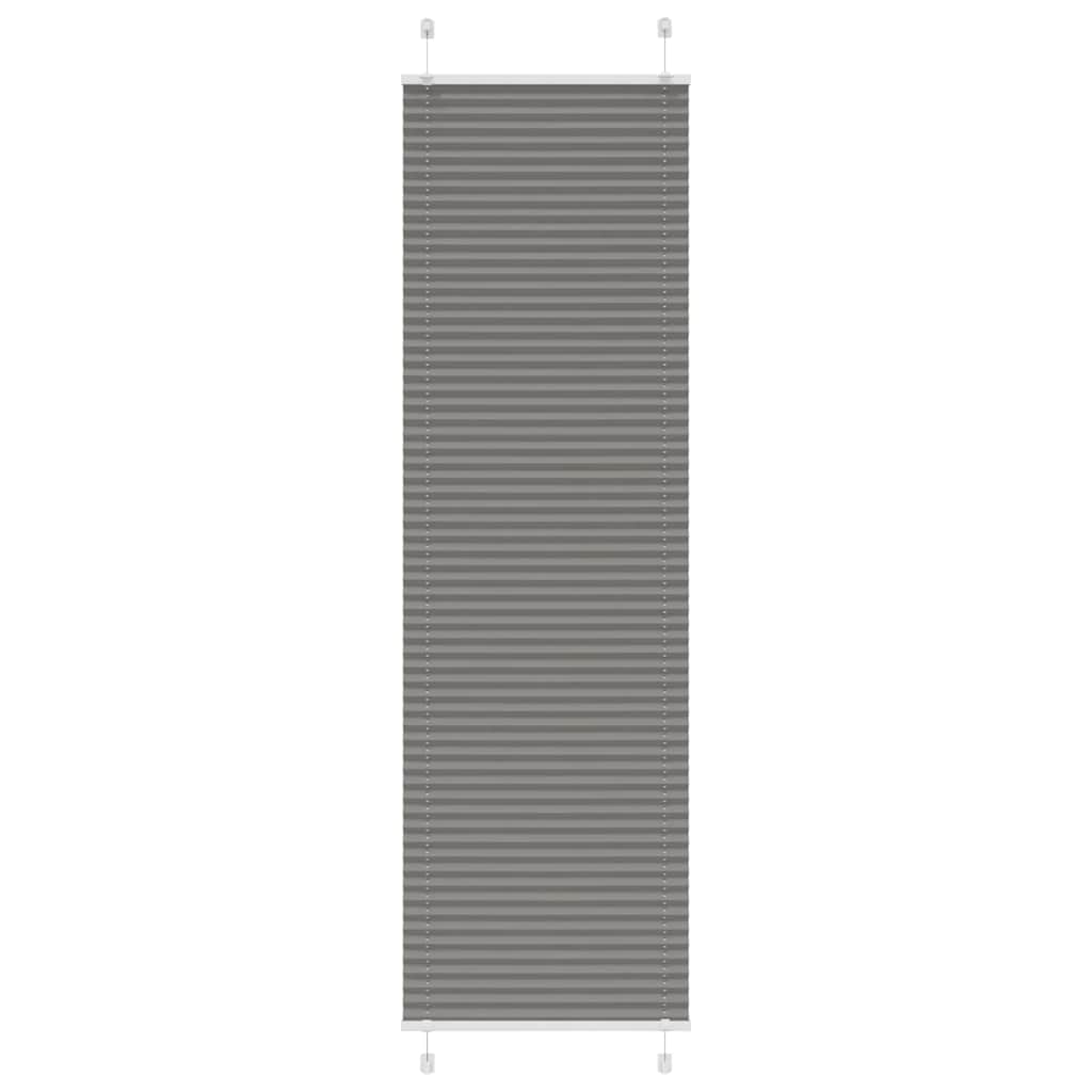 pliszírozott redőny antracit 55x200 cm szövetszélesség 54,4 cm