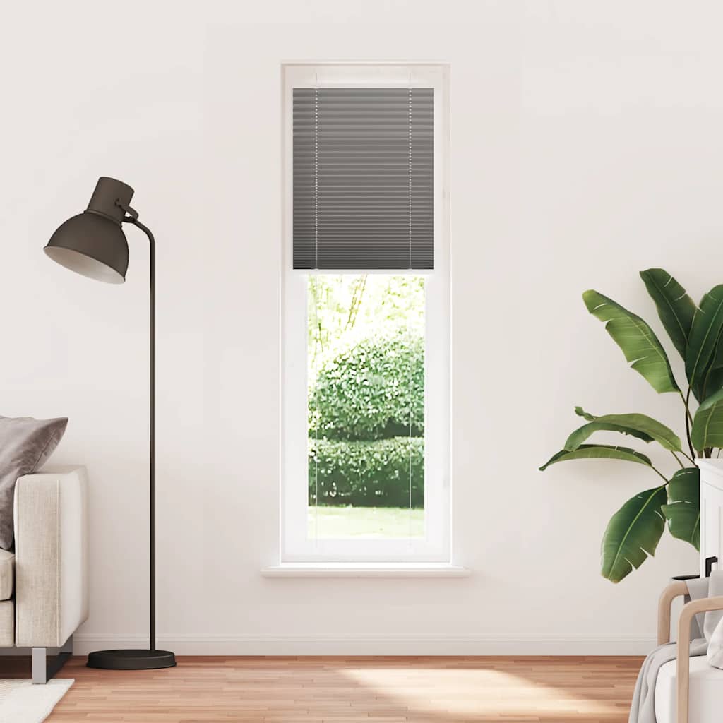 pliszírozott redőny antracit 55x200 cm szövetszélesség 54,4 cm