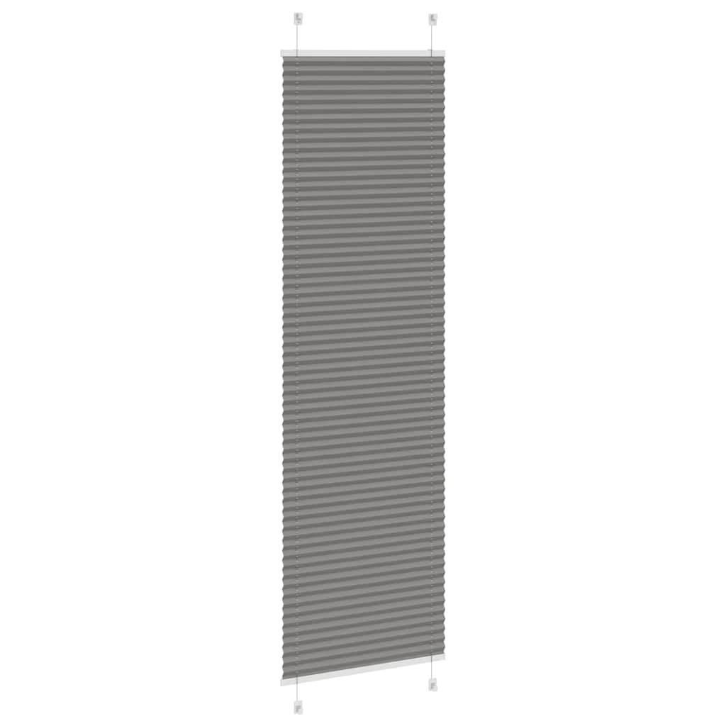 pliszírozott redőny antracit 55x200 cm szövetszélesség 54,4 cm