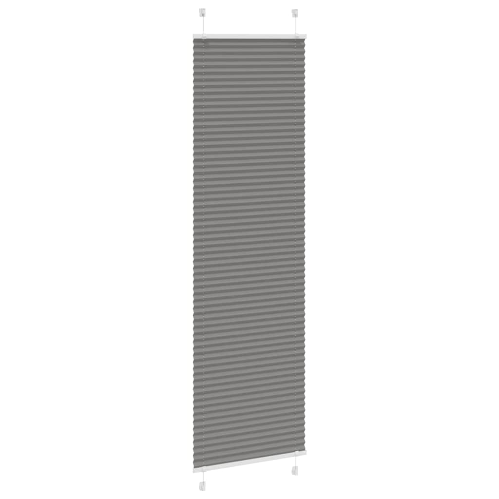 pliszírozott redőny antracit 60x200 cm szövetszélesség 59,4 cm