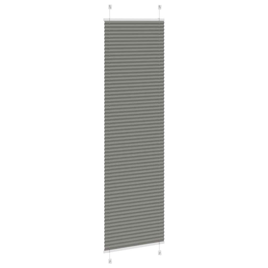 pliszírozott redőny antracit 60x200 cm szövetszélesség 59,4 cm