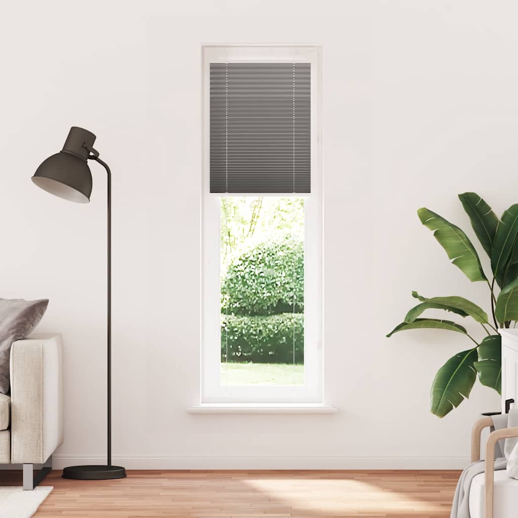 pliszírozott redőny antracit 65x200 cm szövetszélesség 64,4 cm