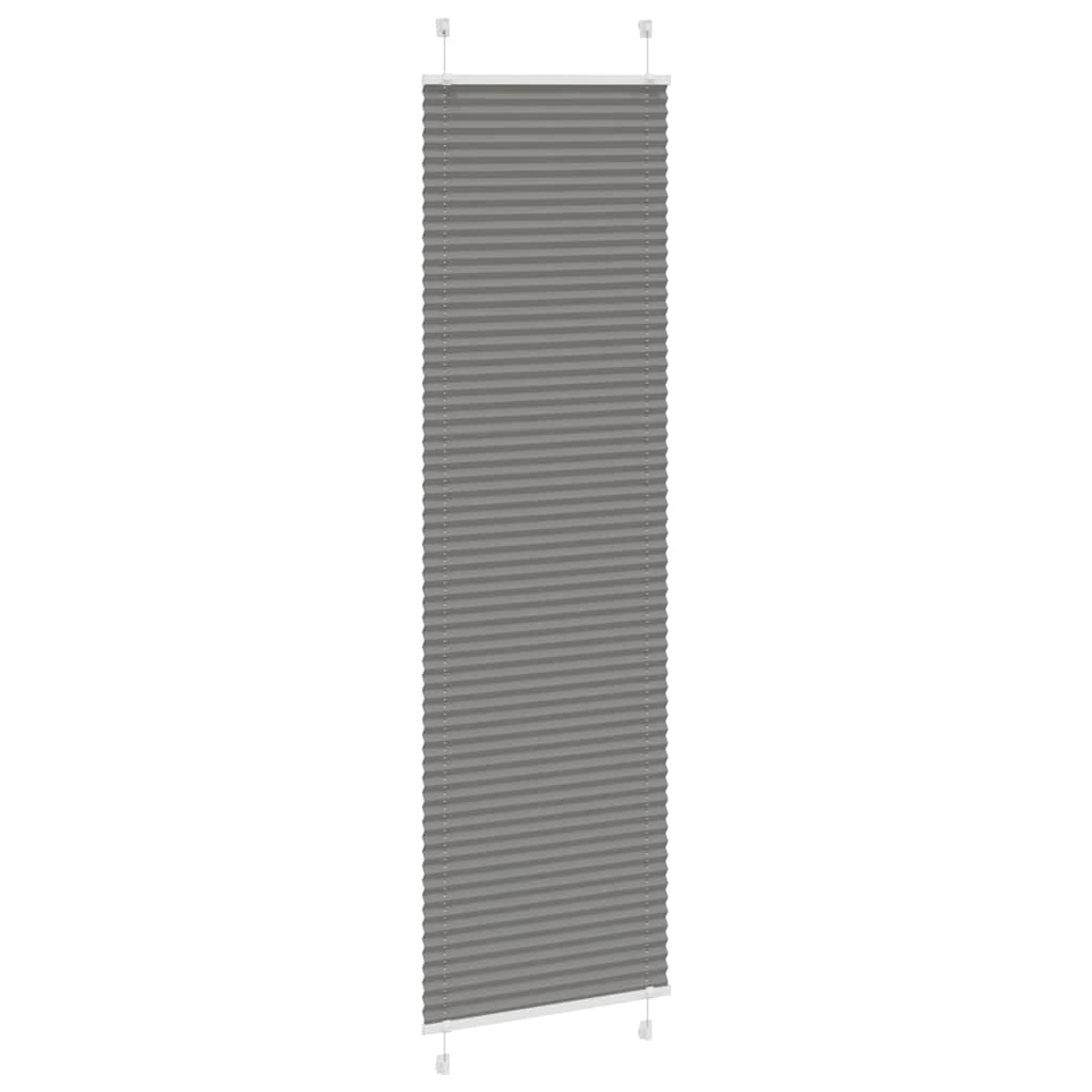 pliszírozott redőny antracit 65x200 cm szövetszélesség 64,4 cm