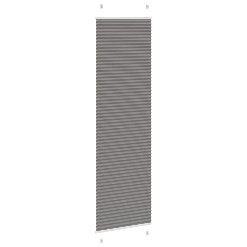 pliszírozott redőny antracit 65x200 cm szövetszélesség 64,4 cm
