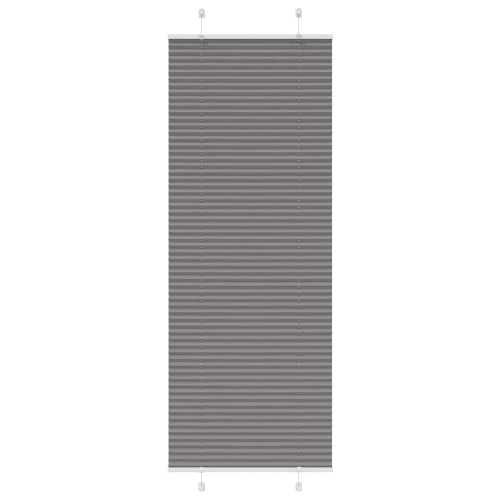 pliszírozott redőny antracit 70x200 cm szövetszélesség 69,4 cm