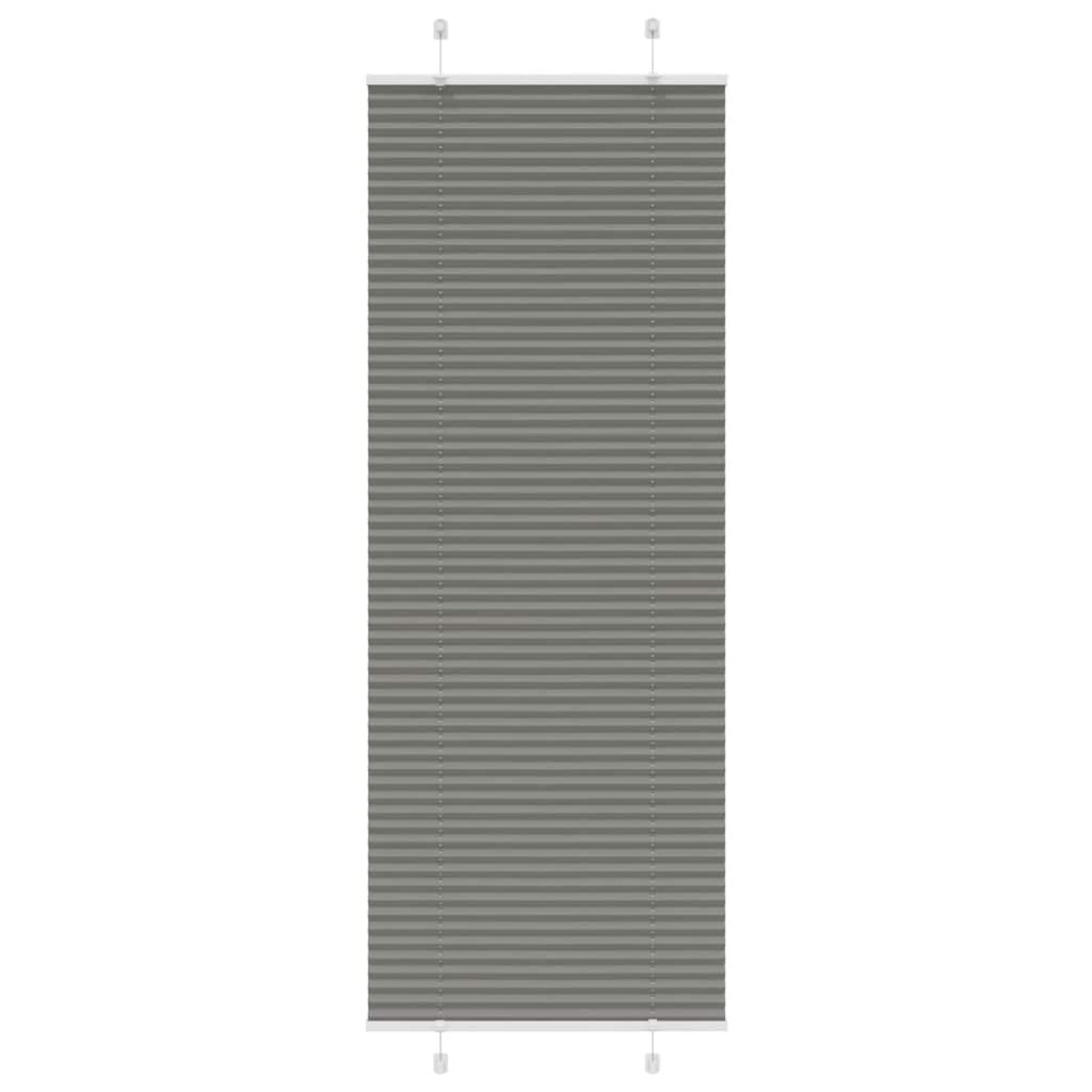 pliszírozott redőny antracit 80x200 cm szövetszélesség 79,4 cm