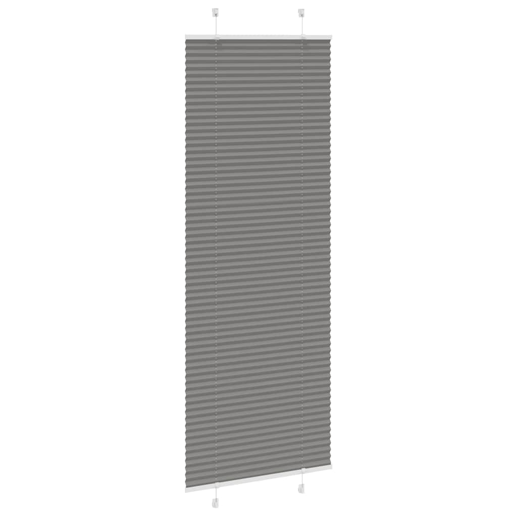 pliszírozott redőny antracit 80x200 cm szövetszélesség 79,4 cm