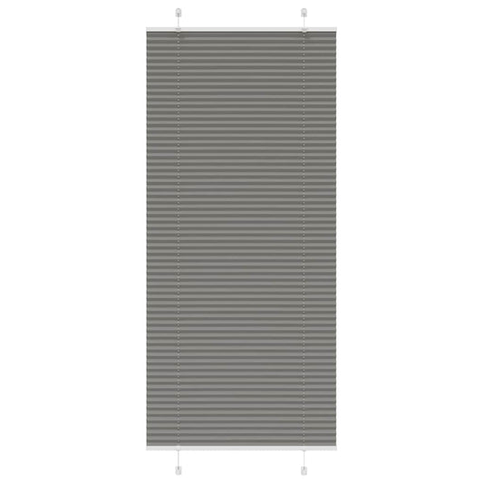 pliszírozott redőny antracit 90x200 cm szövetszélesség 89,4 cm