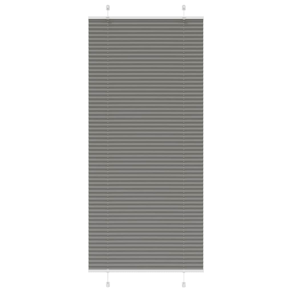 pliszírozott redőny antracit 90x200 cm szövetszélesség 89,4 cm