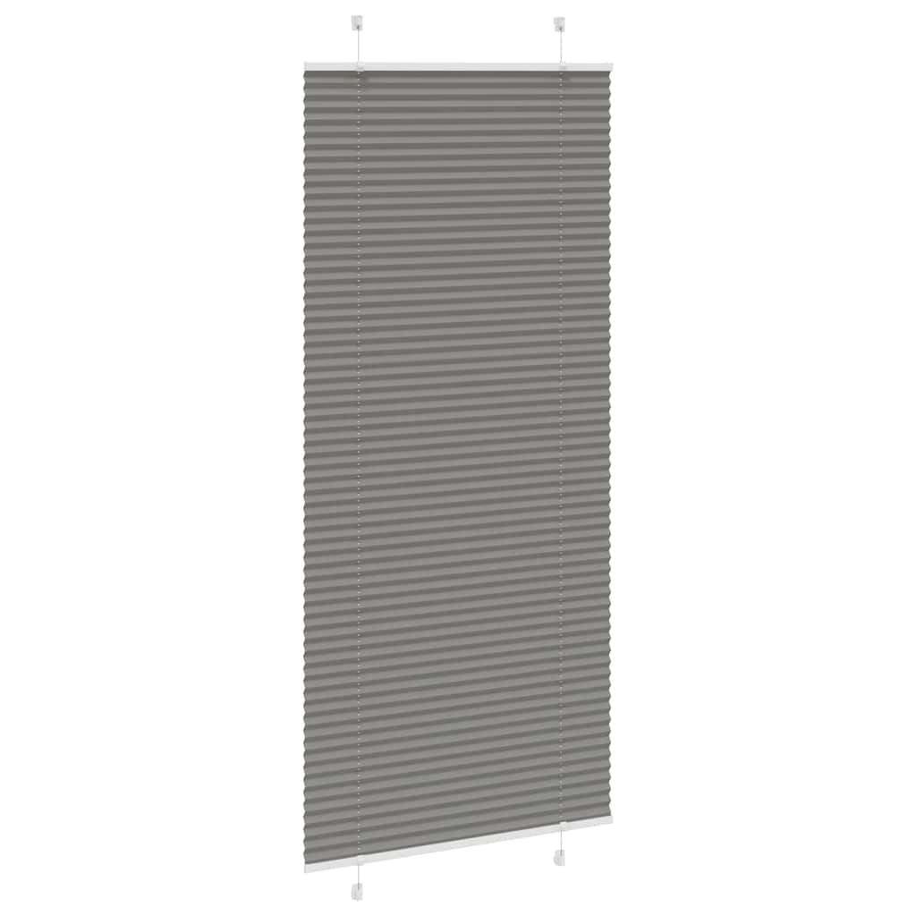 pliszírozott redőny antracit 90x200 cm szövetszélesség 89,4 cm