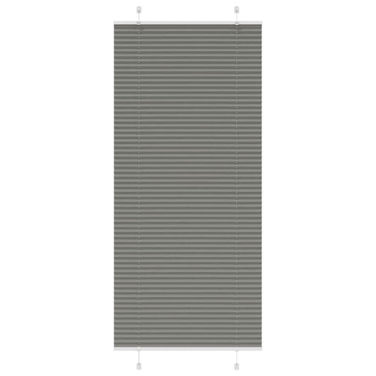 pliszírozott redőny antracit 95x200 cm szövetszélesség 94,4 cm