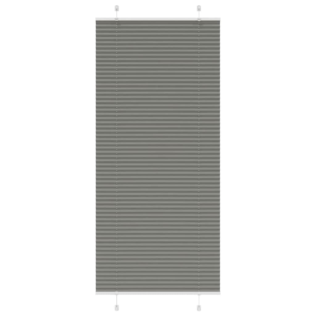 pliszírozott redőny antracit 95x200 cm szövetszélesség 94,4 cm