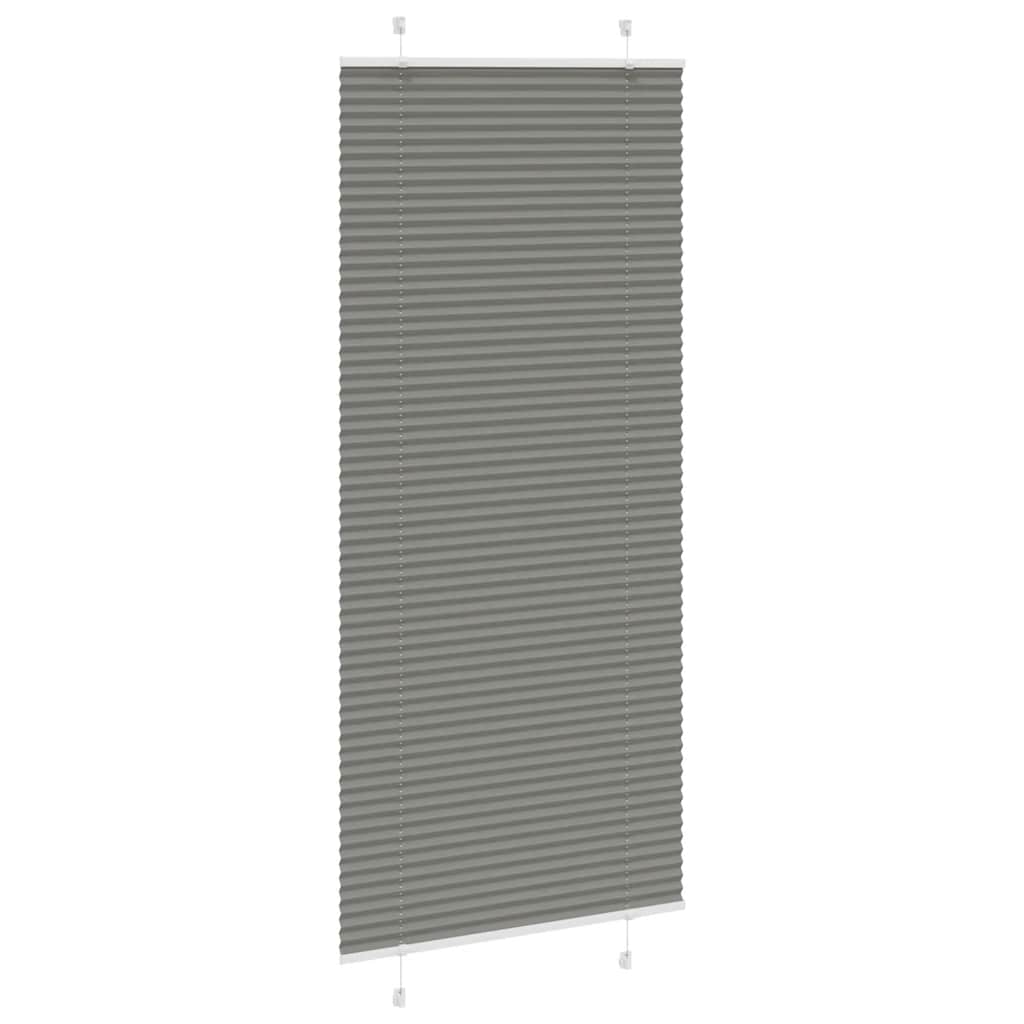 pliszírozott redőny antracit 100x200 cm szövetszélesség 99,4 cm
