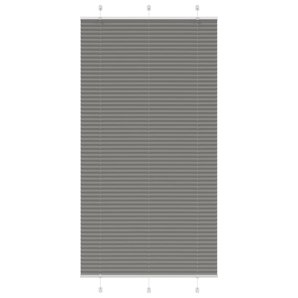 pliszírozott redőny antracit 105x200 cm szövetszélesség 104,4cm