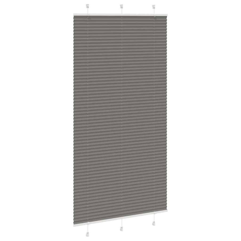 pliszírozott redőny antracit 105x200 cm szövetszélesség 104,4cm