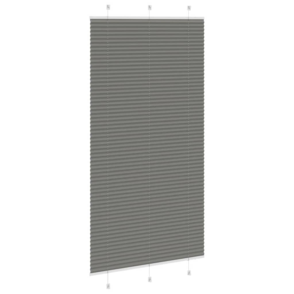 pliszírozott redőny antracit 105x200 cm szövetszélesség 104,4cm