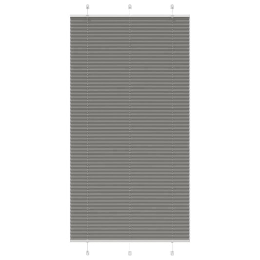 pliszírozott redőny antracit 110x200 cm szövetszélesség 109,4cm