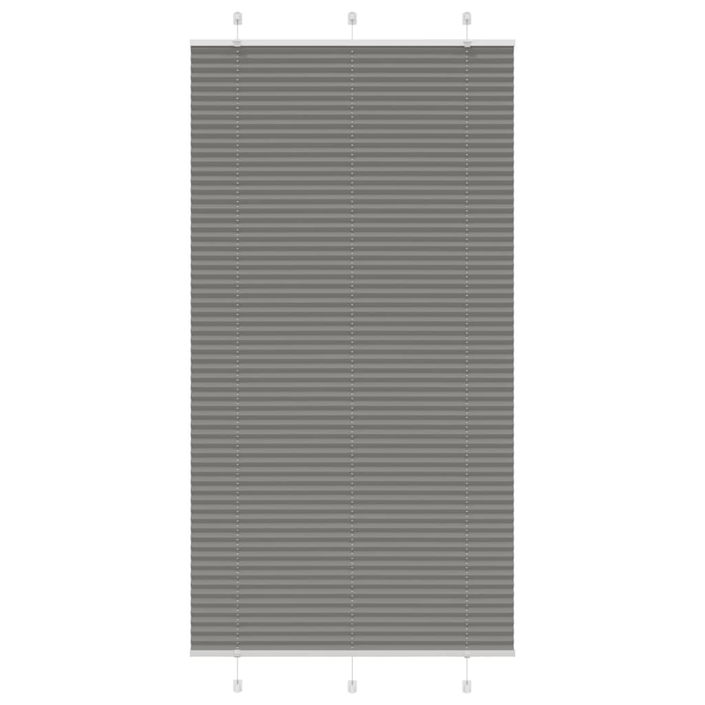 pliszírozott redőny antracit 110x200 cm szövetszélesség 109,4cm