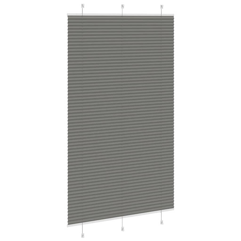 pliszírozott redőny antracit 120x200 cm szövetszélesség 119,4cm
