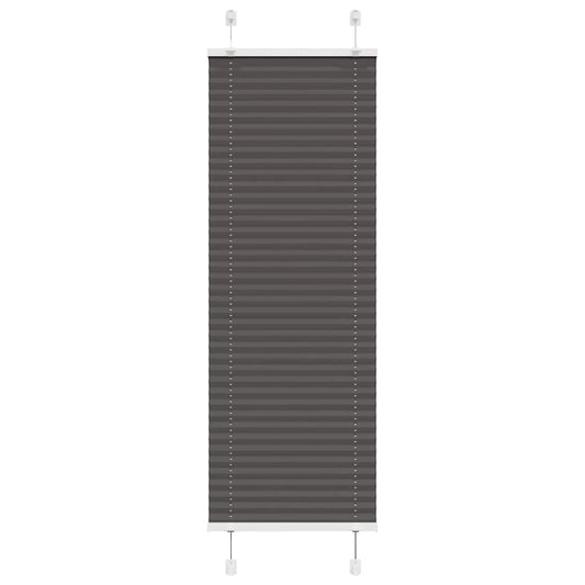 pliszírozott redőny fekete 45x100 cm szövetszélesség 44,4 cm