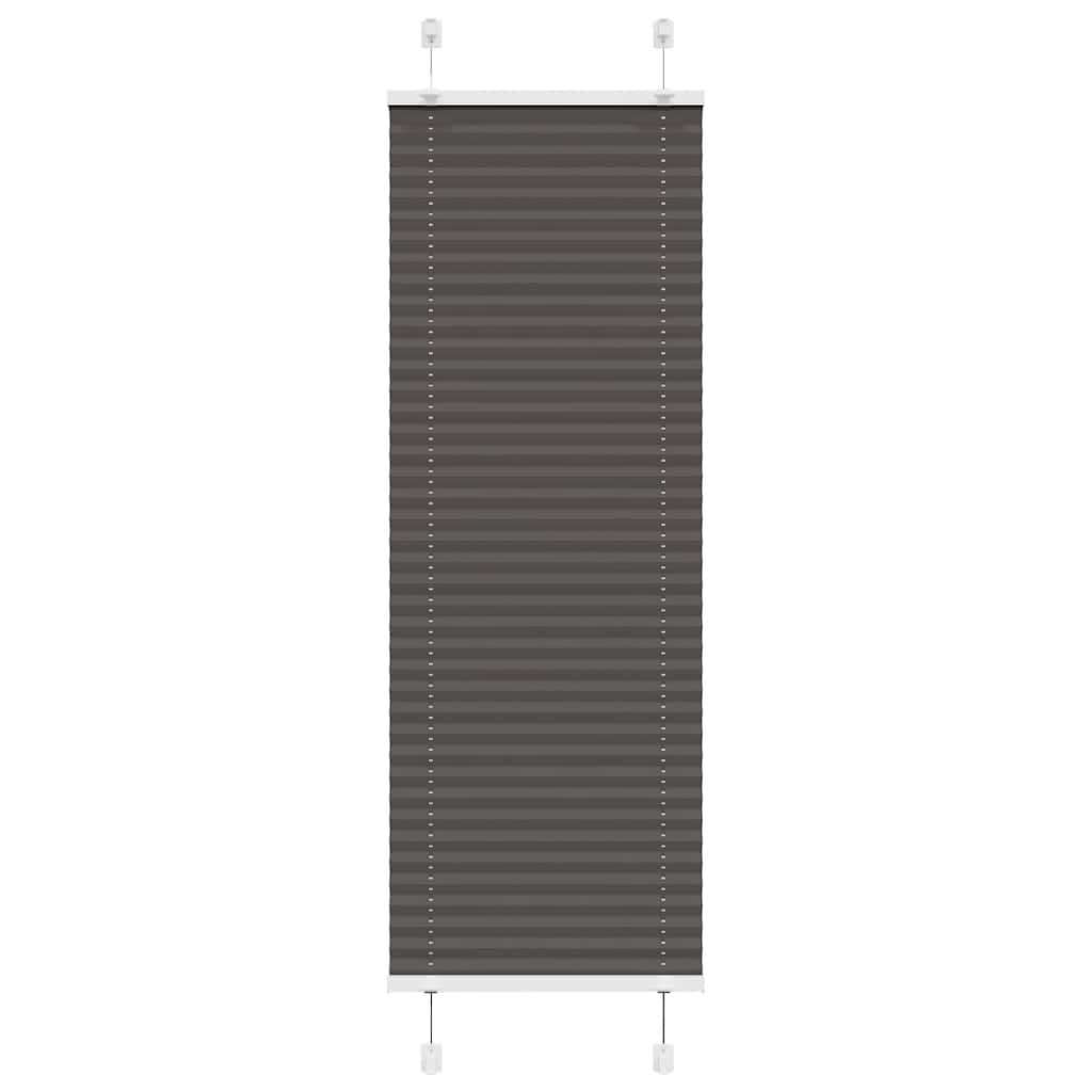 pliszírozott redőny fekete 45x100 cm szövetszélesség 44,4 cm