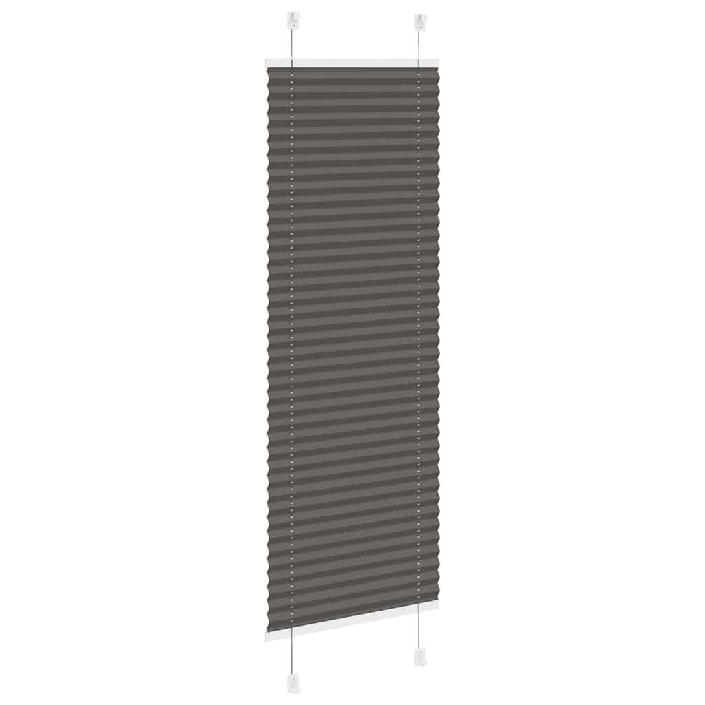 pliszírozott redőny fekete 50x100 cm szövetszélesség 49,4 cm