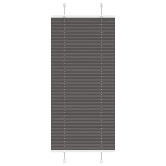 pliszírozott redőny fekete 55x100 cm szövetszélesség 54,4 cm