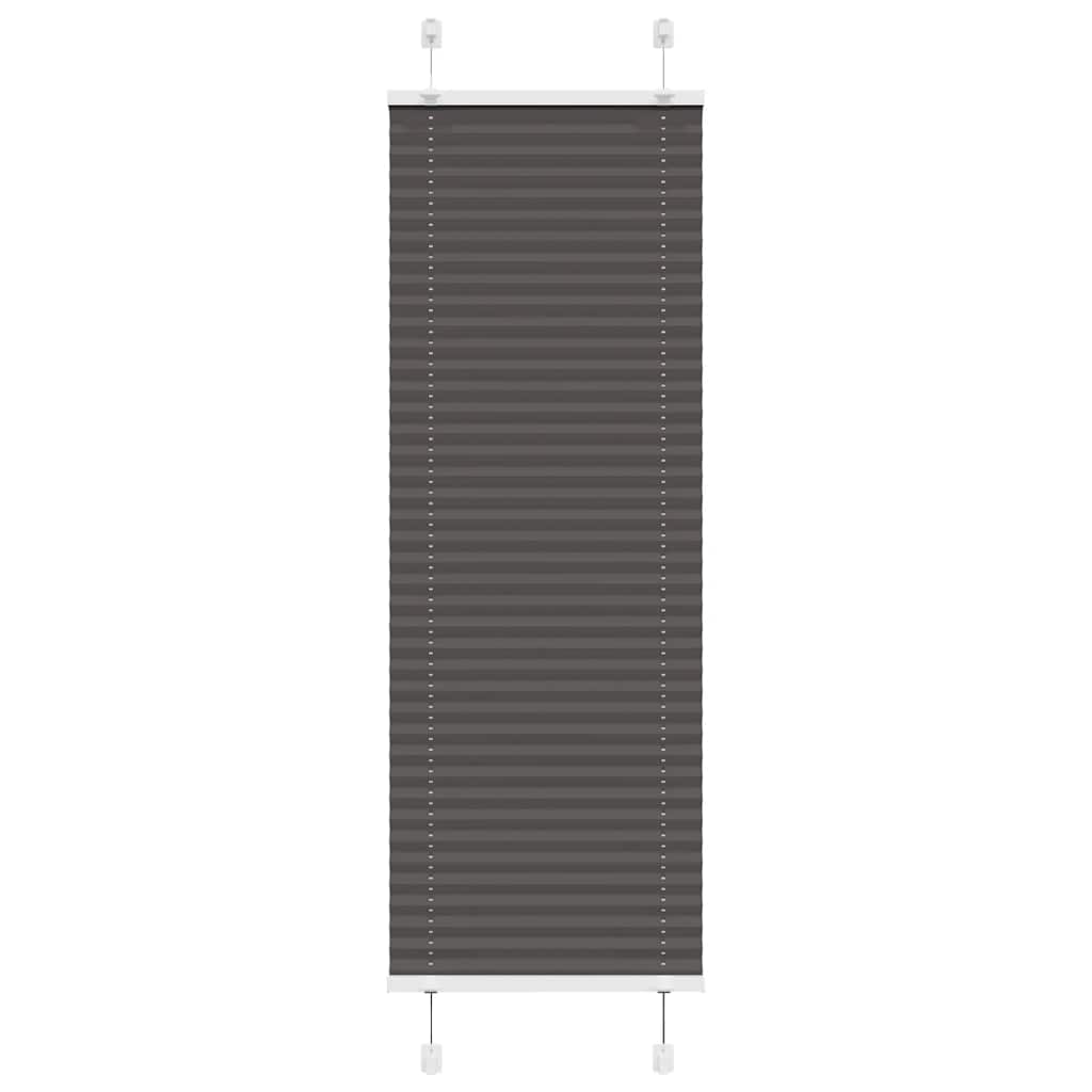 pliszírozott redőny fekete 45x150 cm szövetszélesség 44,4 cm