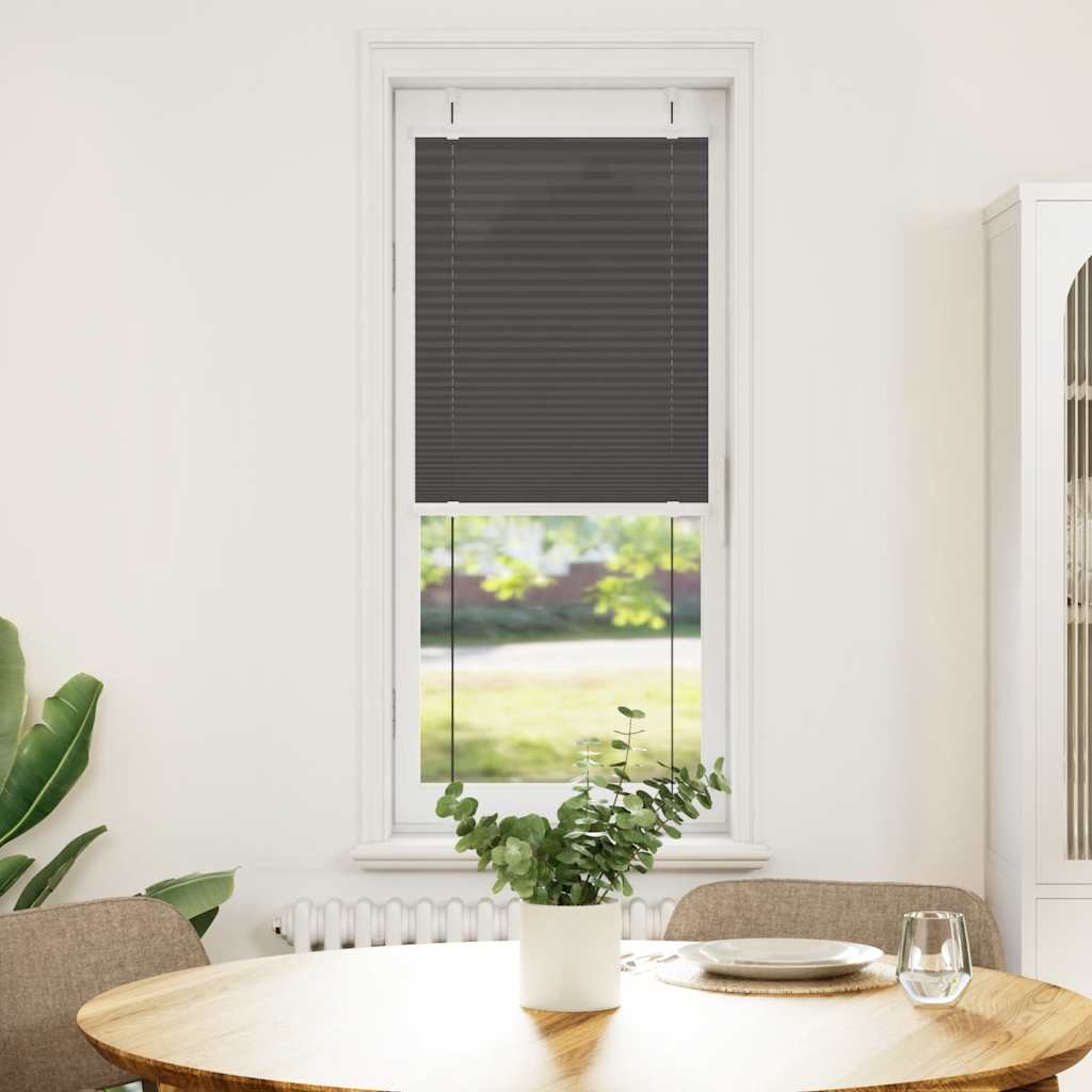 pliszírozott redőny fekete 50x150 cm szövetszélesség 49,4 cm
