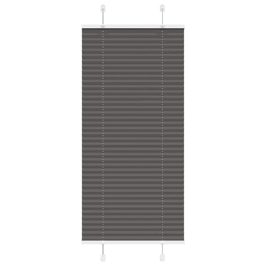 pliszírozott redőny fekete 55x150 cm szövetszélesség 54,4 cm