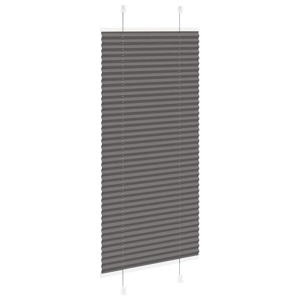 pliszírozott redőny fekete 55x150 cm szövetszélesség 54,4 cm