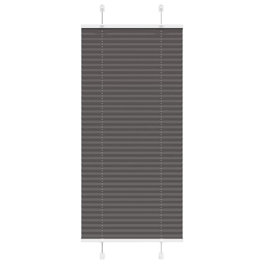 pliszírozott redőny fekete 60x150 cm szövetszélesség 59,4 cm
