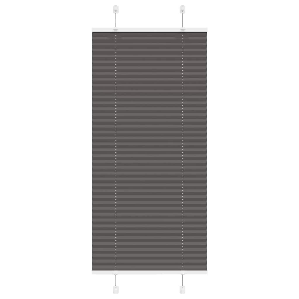 pliszírozott redőny fekete 60x150 cm szövetszélesség 59,4 cm