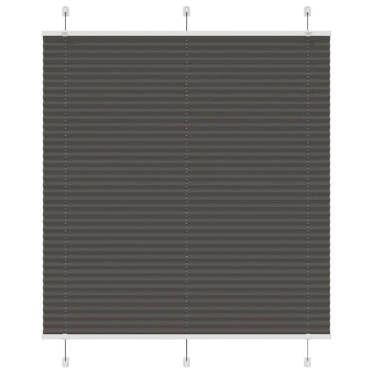 pliszírozott redőny fekete 120x150 cm szövetszélesség 119,4 cm