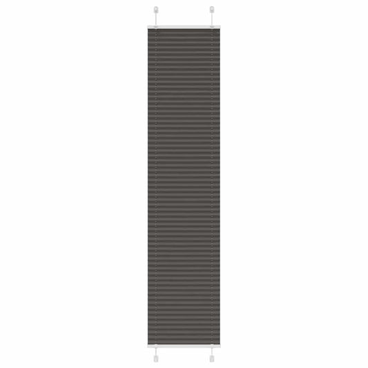 pliszírozott redőny fekete 45x200 cm szövetszélesség 44,4 cm
