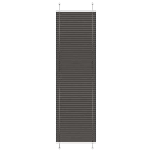 pliszírozott redőny fekete 55x200 cm szövetszélesség 54,4 cm