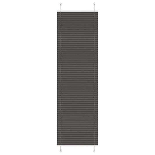 pliszírozott redőny fekete 65x200 cm szövetszélesség 64,4 cm