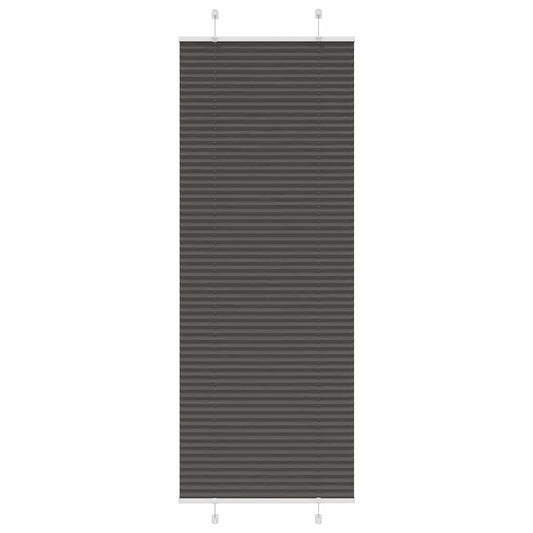 pliszírozott redőny fekete 80x200 cm szövetszélesség 79,4 cm