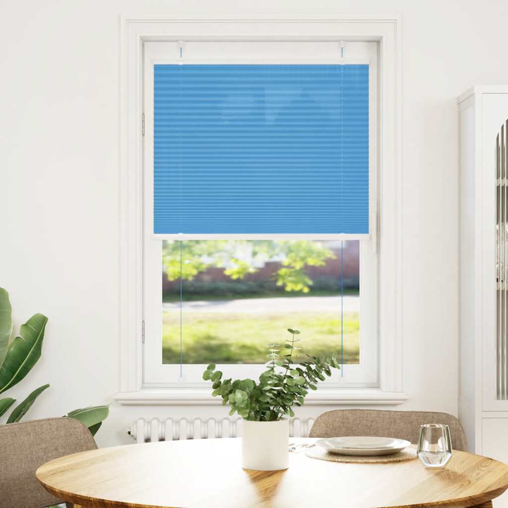 pliszírozott redőny kék 70x100 cm szövetszélesség 69,4 cm