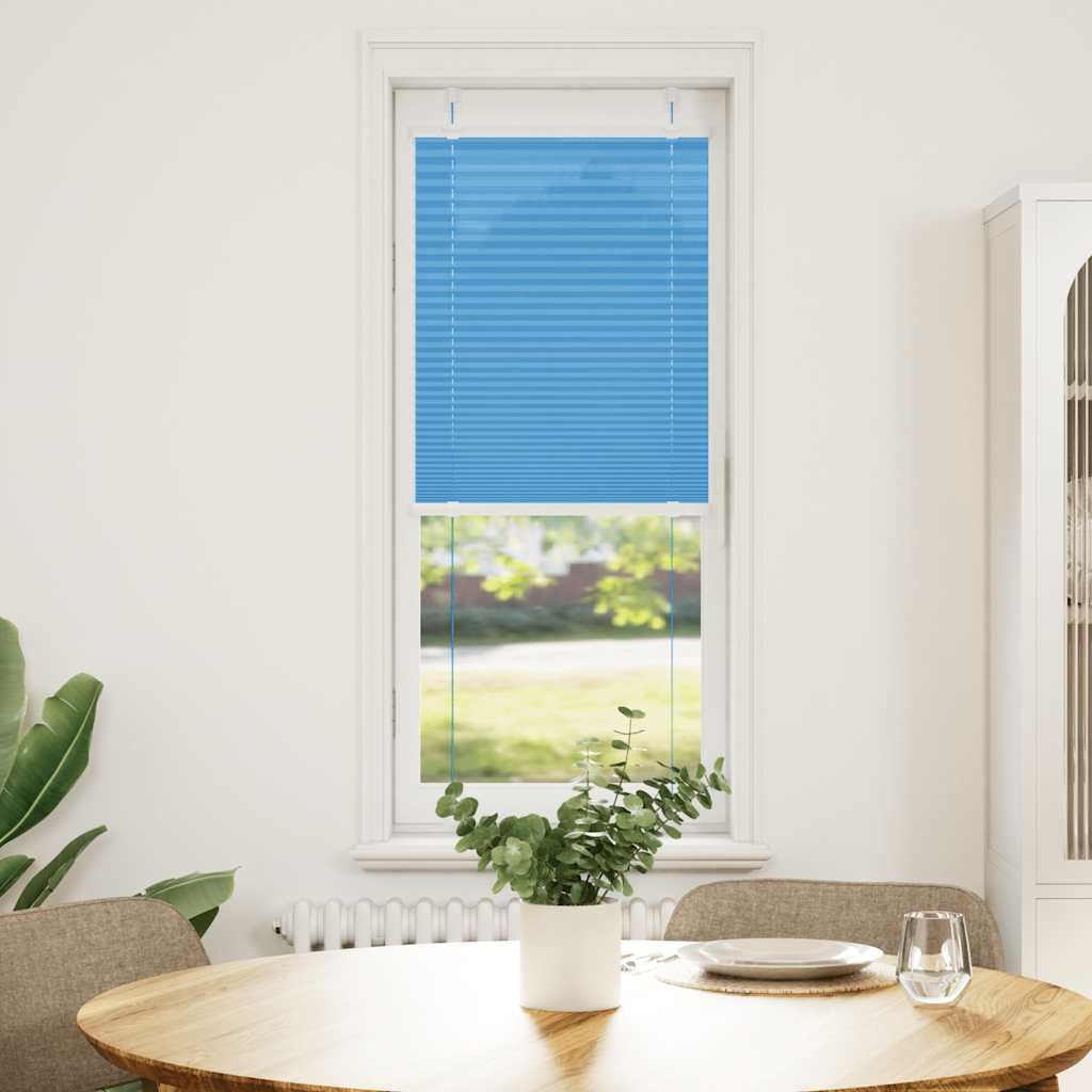 pliszírozott redőny kék 40x150 cm szövetszélesség 39,4 cm