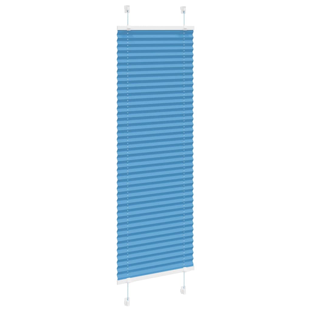 pliszírozott redőny kék 45x150 cm szövetszélesség 44,4 cm