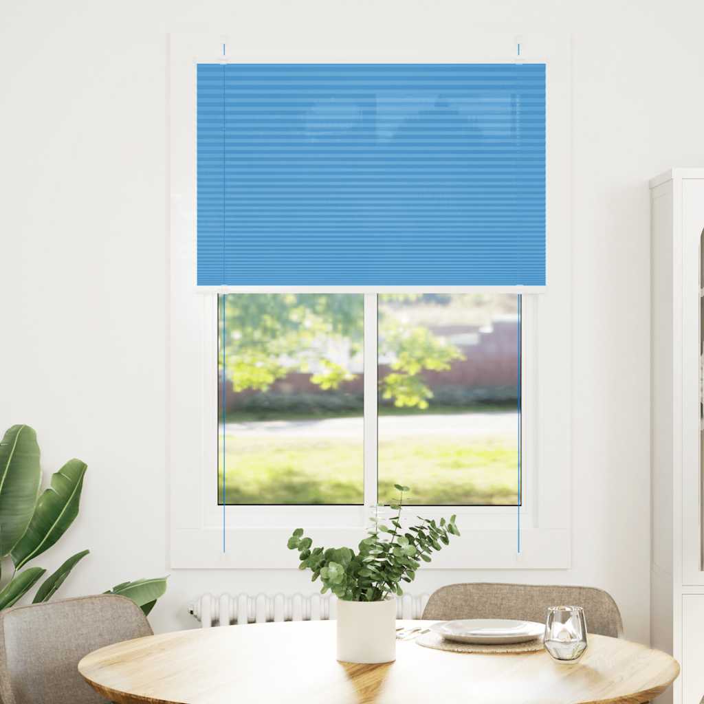 pliszírozott redőny kék 90x150 cm szövetszélesség 89,4 cm