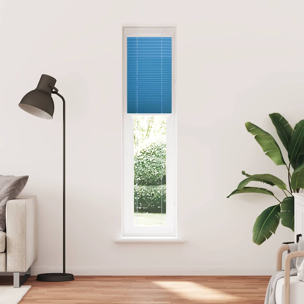 pliszírozott redőny kék 40x200 cm szövetszélesség 39,4 cm