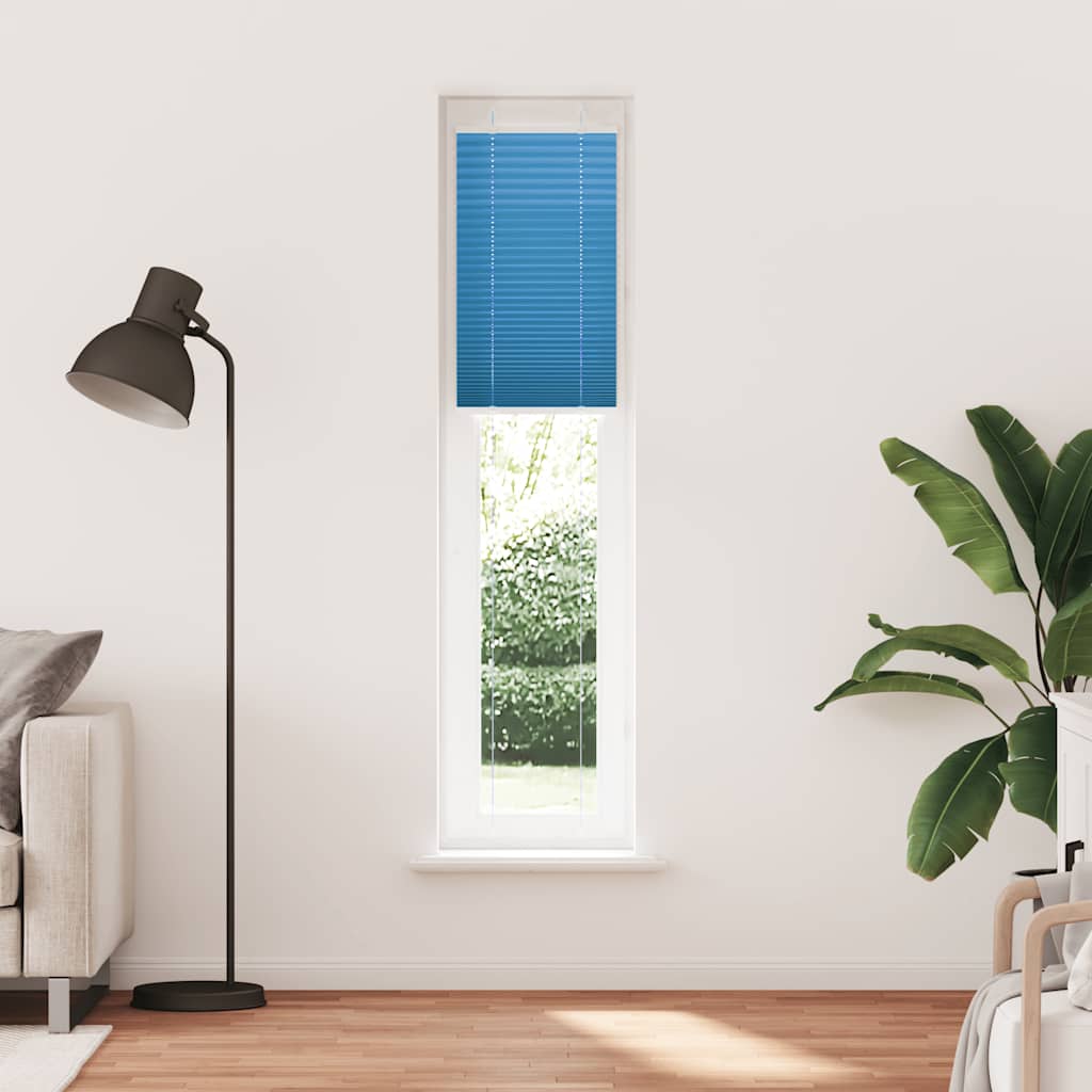 pliszírozott redőny kék 50x200 cm szövetszélesség 49,4 cm