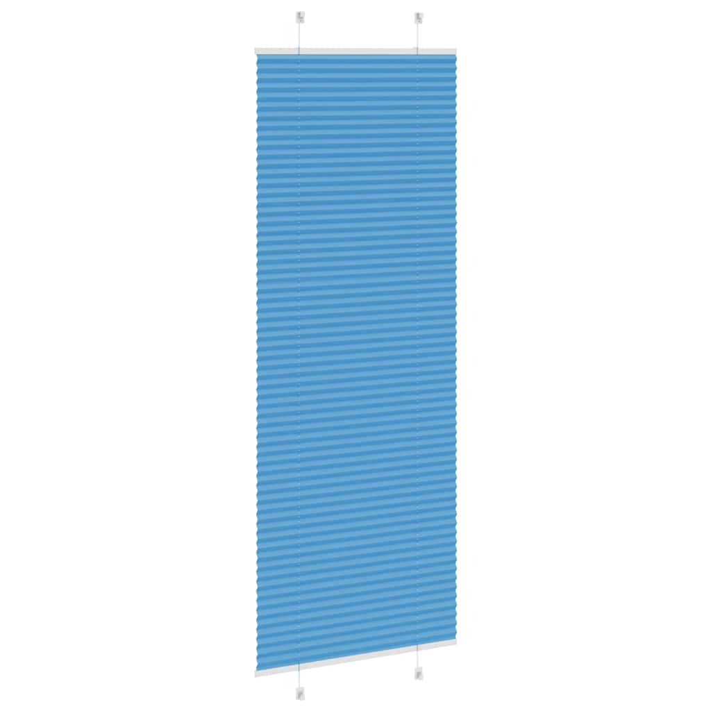 pliszírozott redőny kék 70x200 cm szövetszélesség 69,4 cm