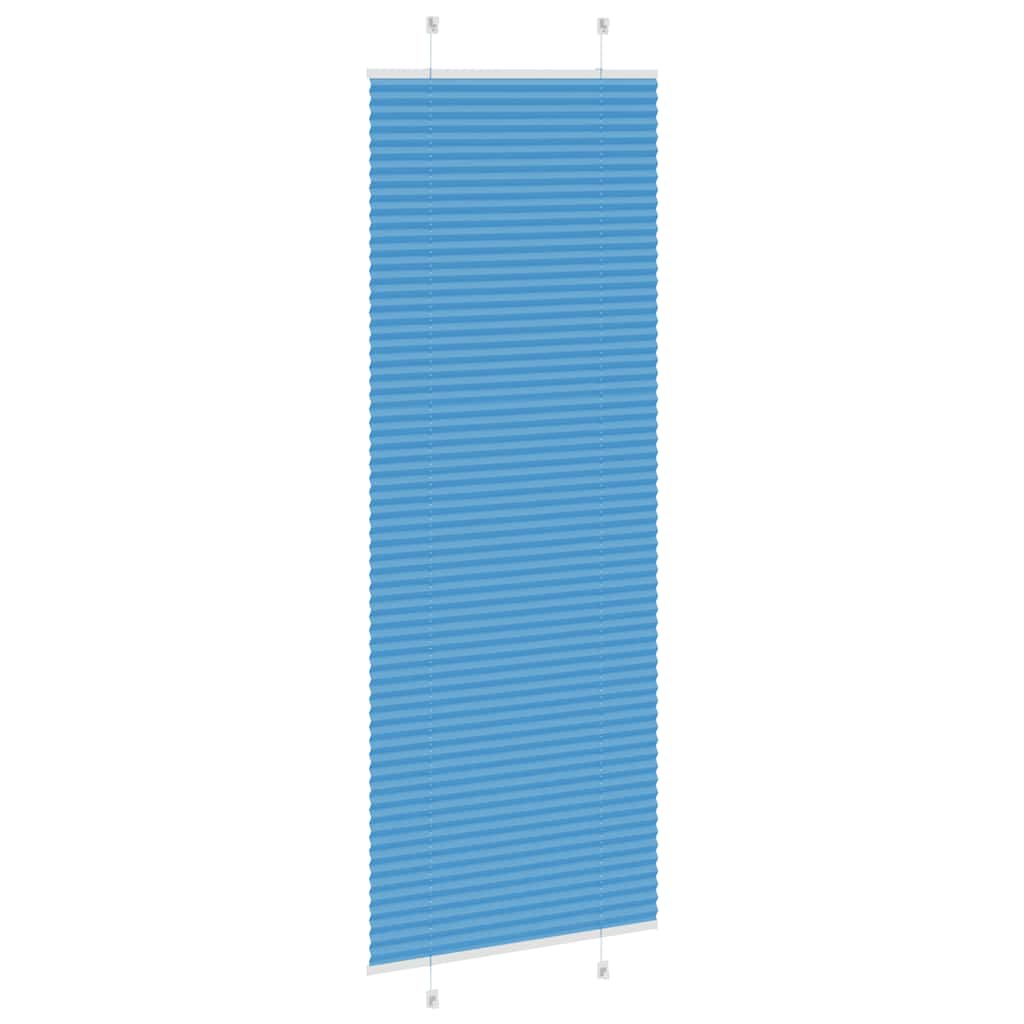 pliszírozott redőny kék 80x200 cm szövetszélesség 79,4 cm