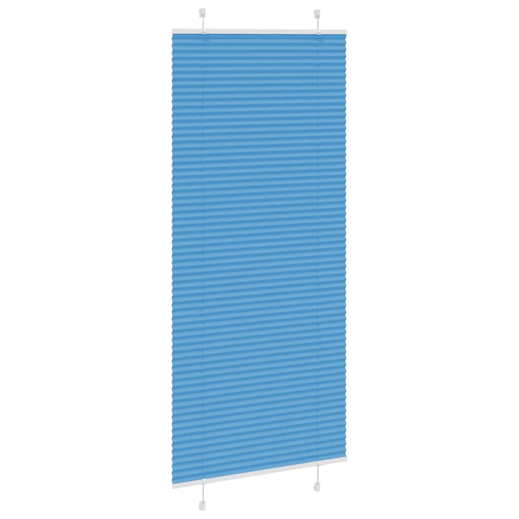 pliszírozott redőny kék 85x200 cm szövetszélesség 84,4 cm