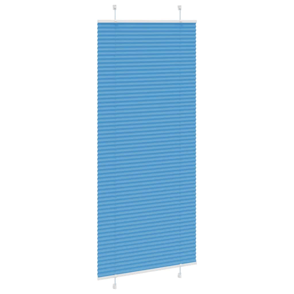 pliszírozott redőny kék 90x200 cm szövetszélesség 89,4 cm