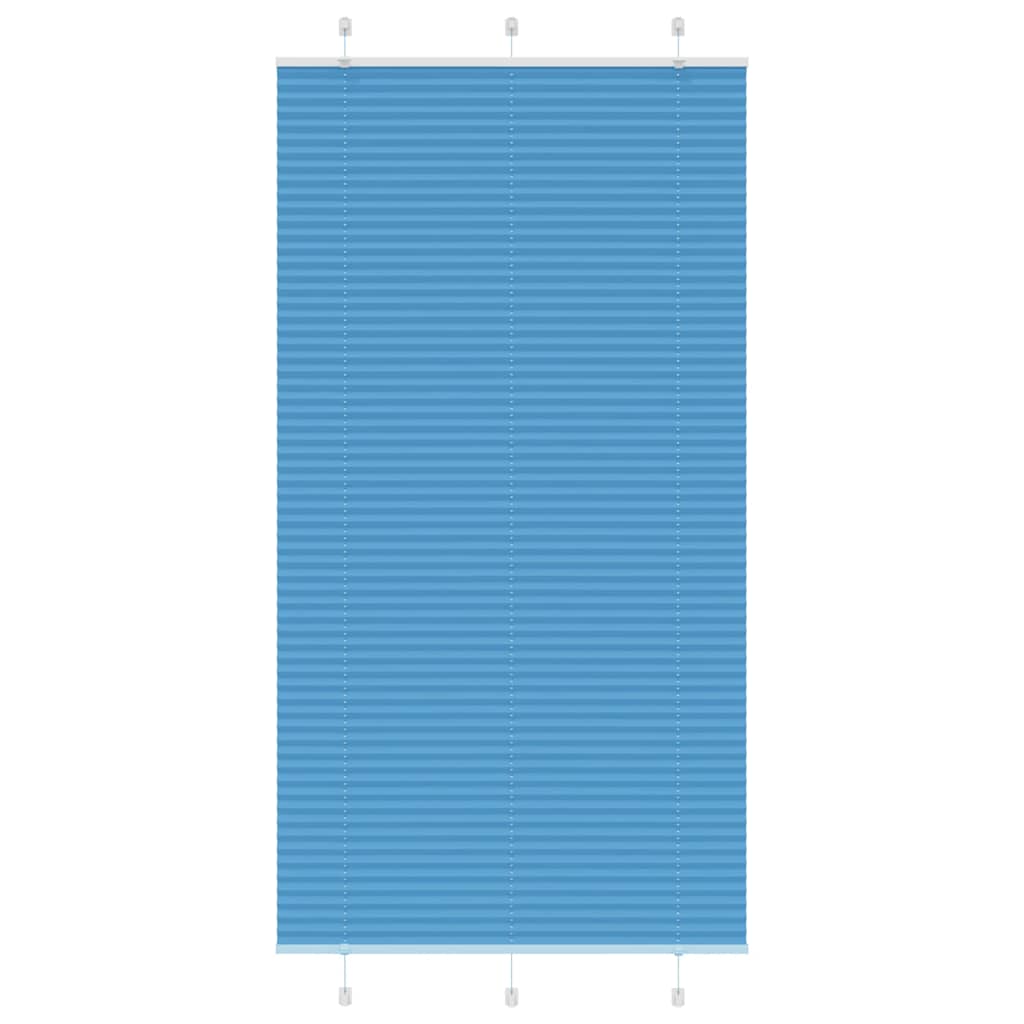 pliszírozott redőny kék 110x200 cm szövetszélesség 109,4 cm
