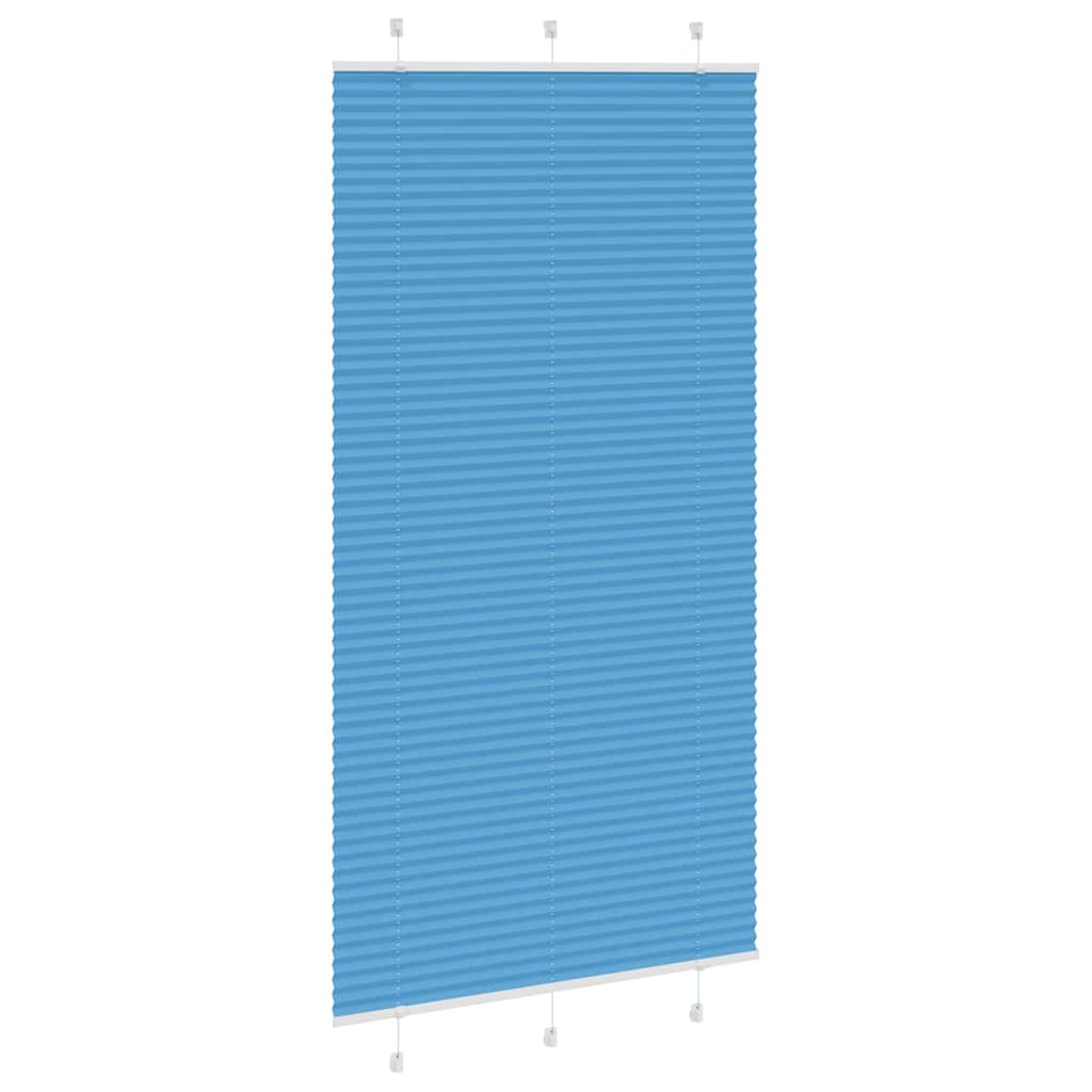 pliszírozott redőny kék 110x200 cm szövetszélesség 109,4 cm